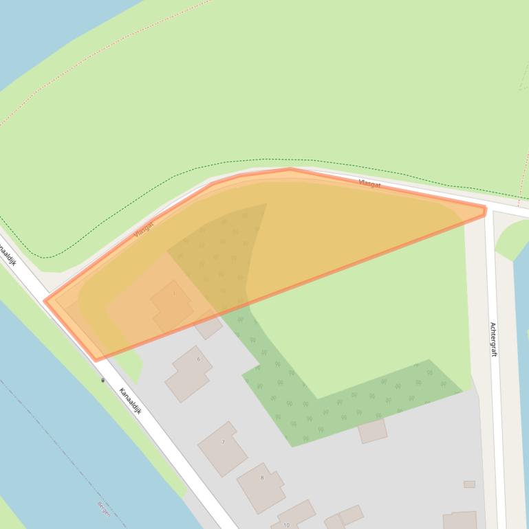 Kaart van postcodegebied 1832AP.