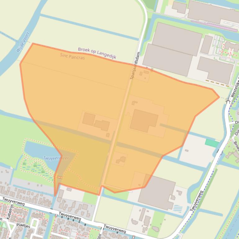 Kaart van postcodegebied 1834AC.