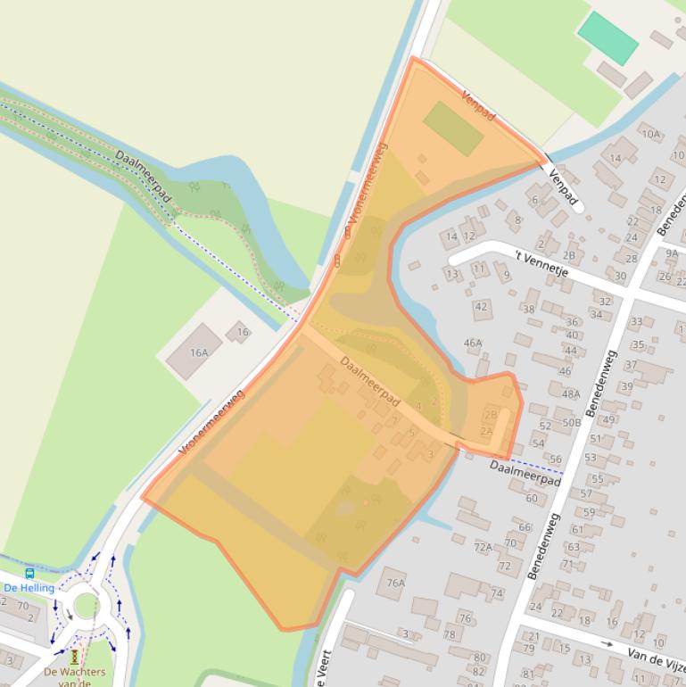 Kaart van postcodegebied 1834AV.