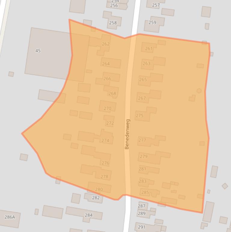 Kaart van postcodegebied 1834BC.