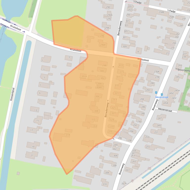 Kaart van postcodegebied 1834BE.