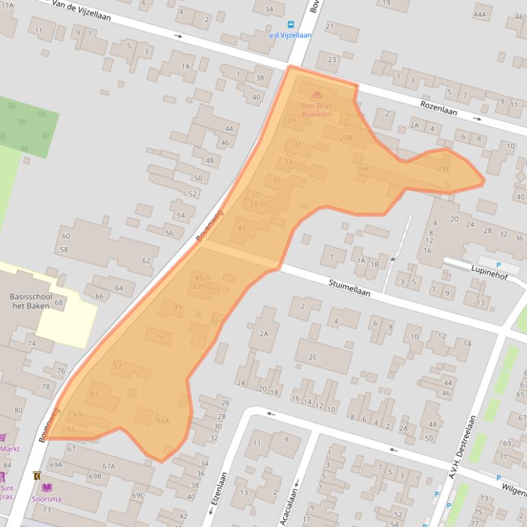 Kaart van postcodegebied 1834CB.