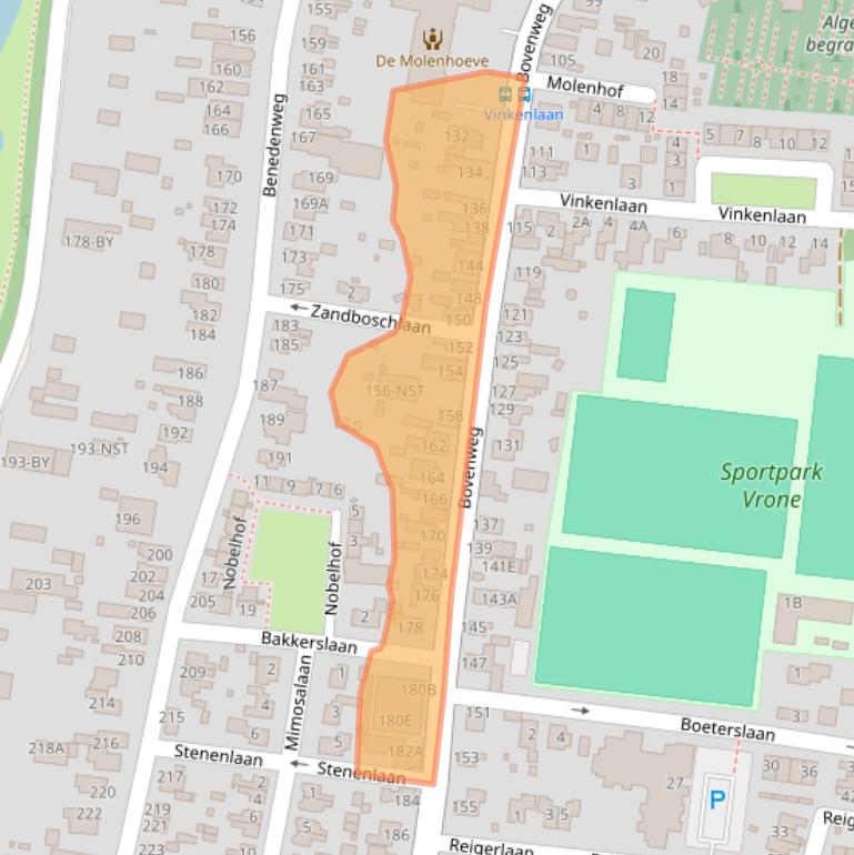 Kaart van postcodegebied 1834CJ.