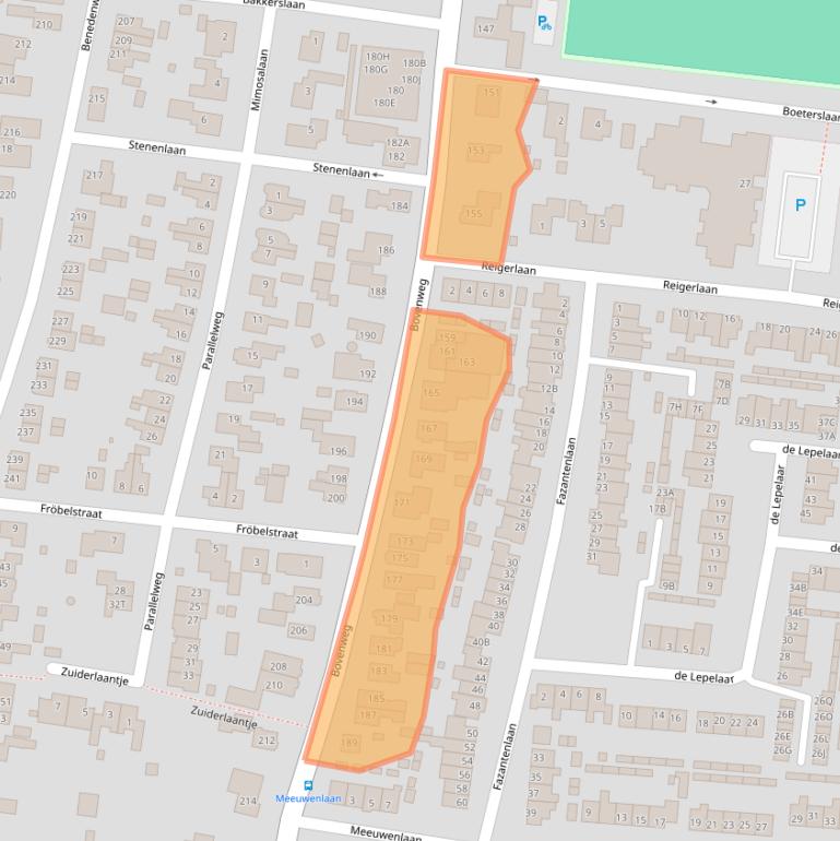 Kaart van postcodegebied 1834CL.