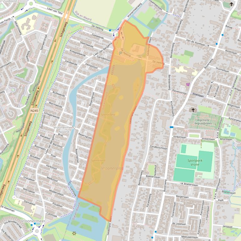 Kaart van postcodegebied 1834DA.