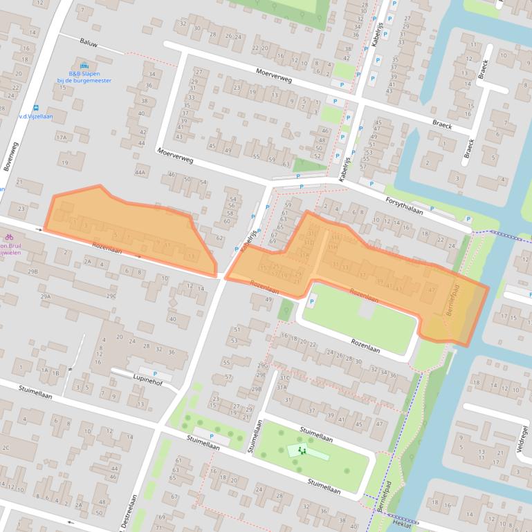 Kaart van postcodegebied 1834EJ.