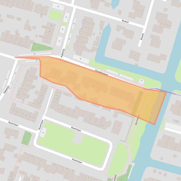 Kaart van postcodegebied 1834EL.
