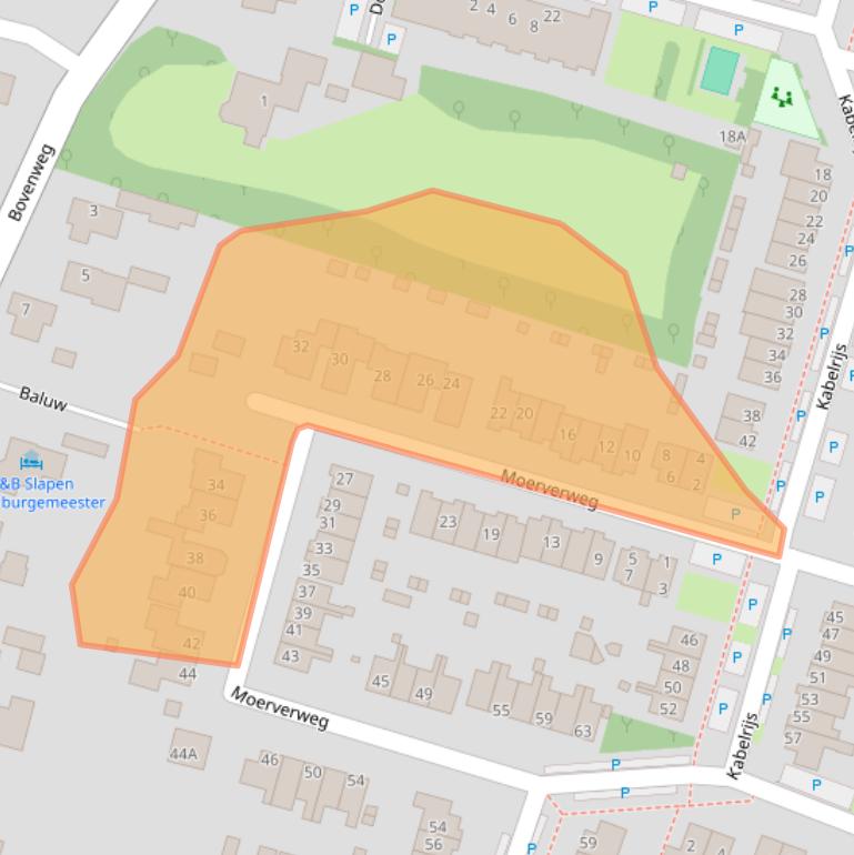 Kaart van postcodegebied 1834ER.