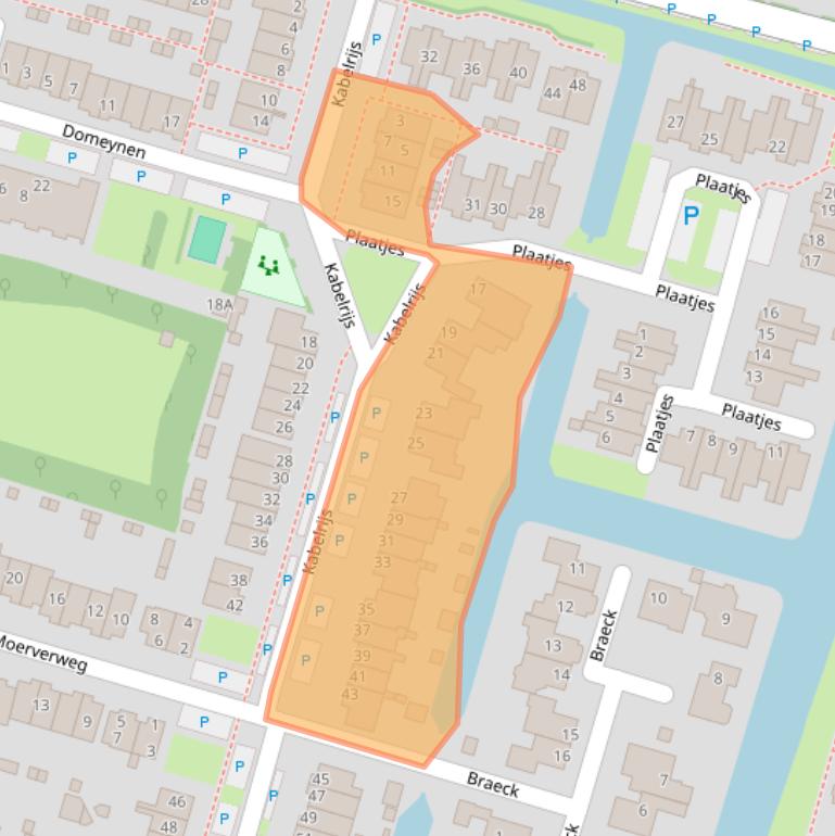 Kaart van postcodegebied 1834EV.