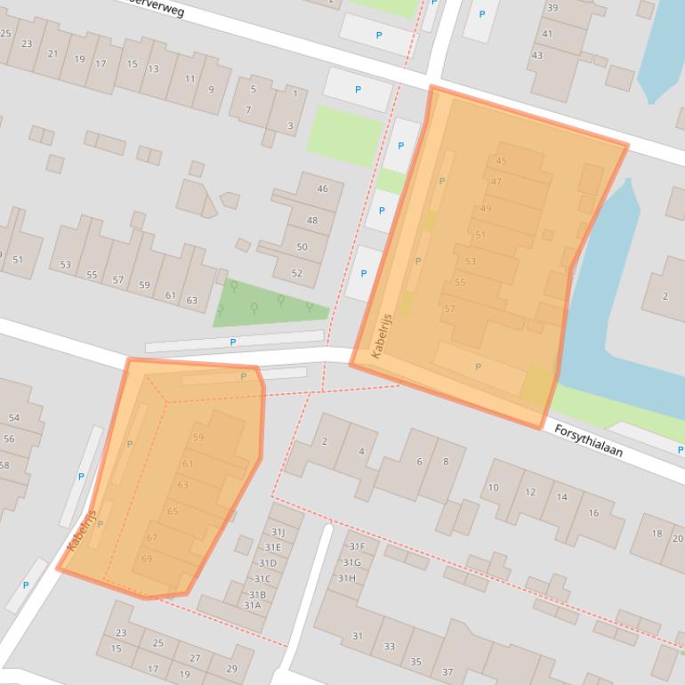 Kaart van postcodegebied 1834EW.