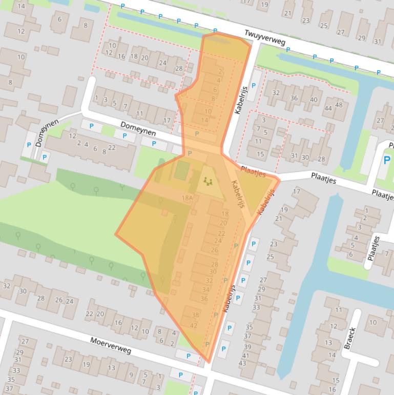 Kaart van postcodegebied 1834EX.