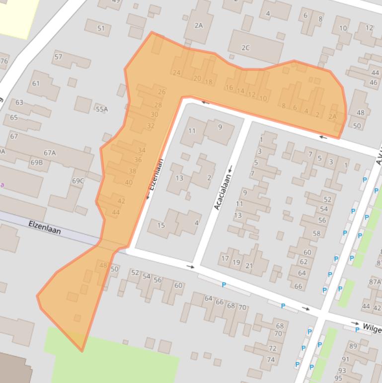 Kaart van postcodegebied 1834GD.