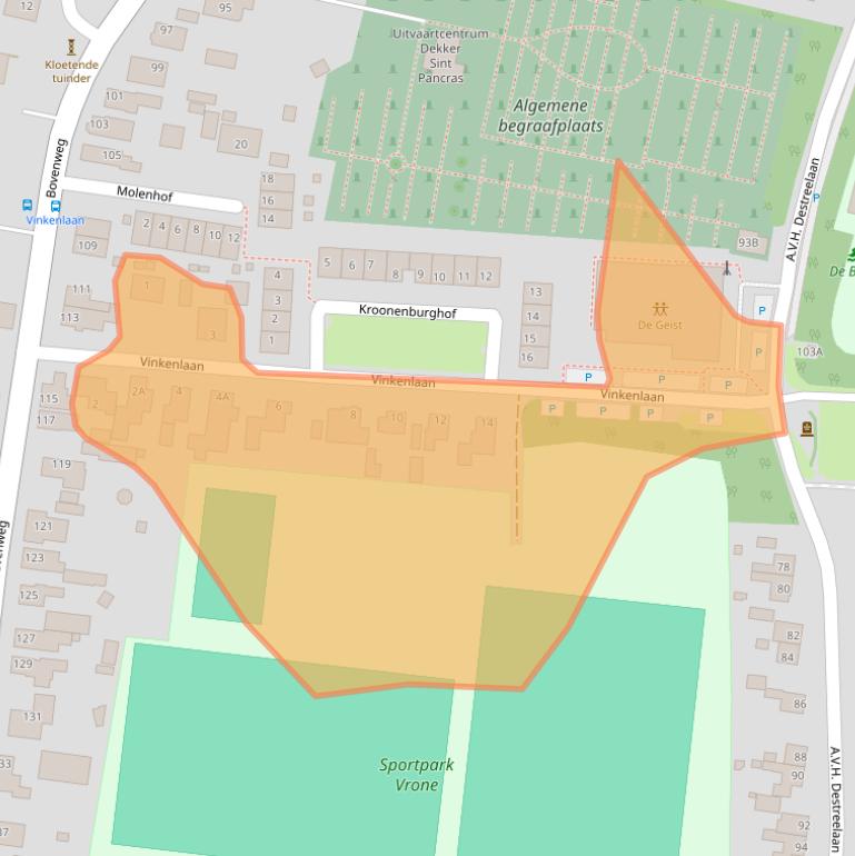 Kaart van postcodegebied 1834GN.