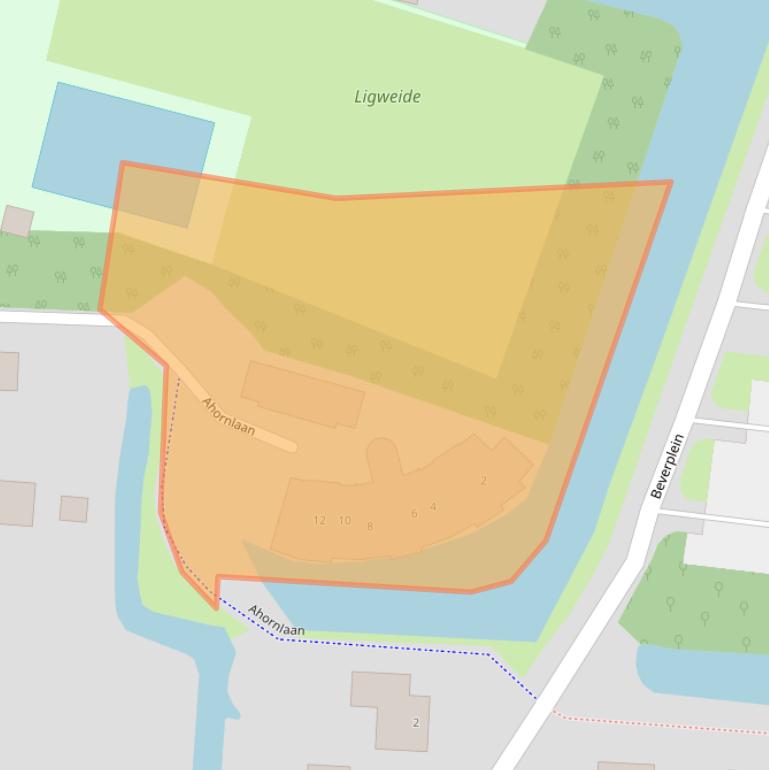 Kaart van postcodegebied 1834GT.