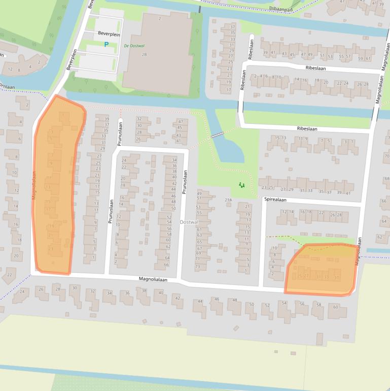 Kaart van postcodegebied 1834KA.