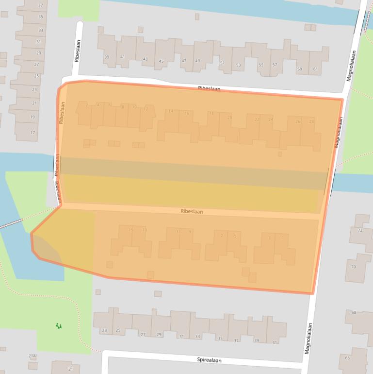 Kaart van postcodegebied 1834KN.
