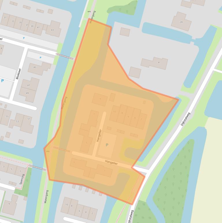Kaart van postcodegebied 1834TX.