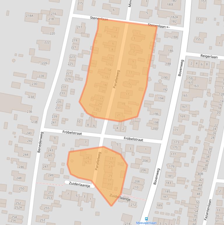 Kaart van postcodegebied 1834VE.