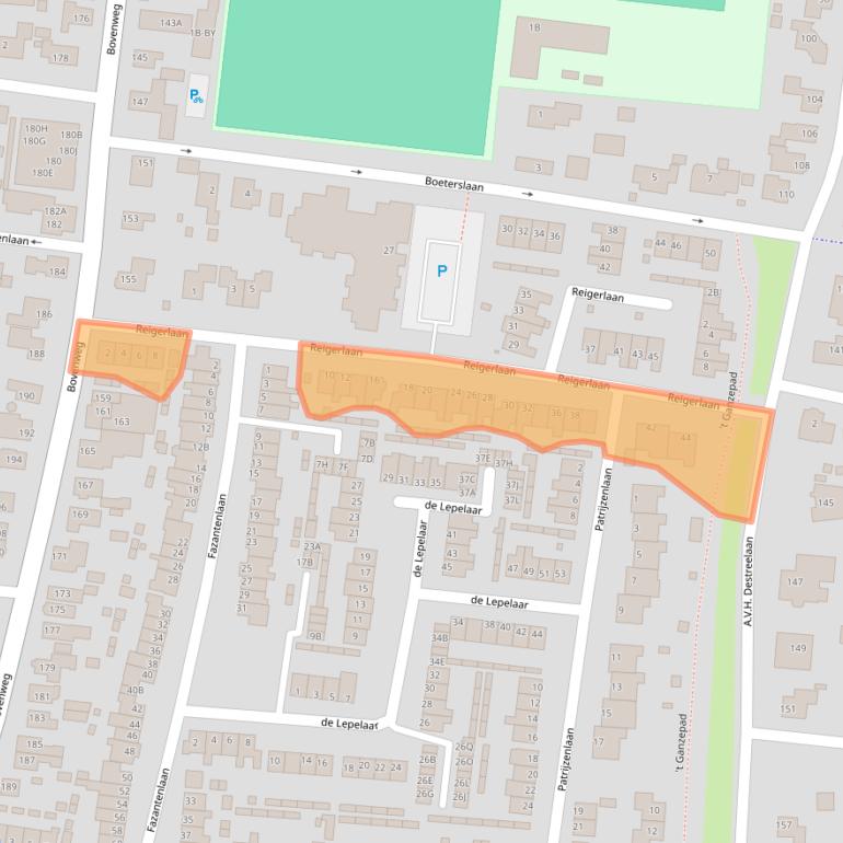 Kaart van postcodegebied 1834VL.