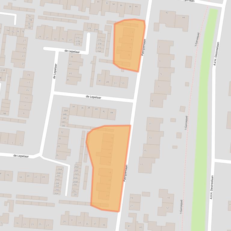 Kaart van postcodegebied 1834VN.