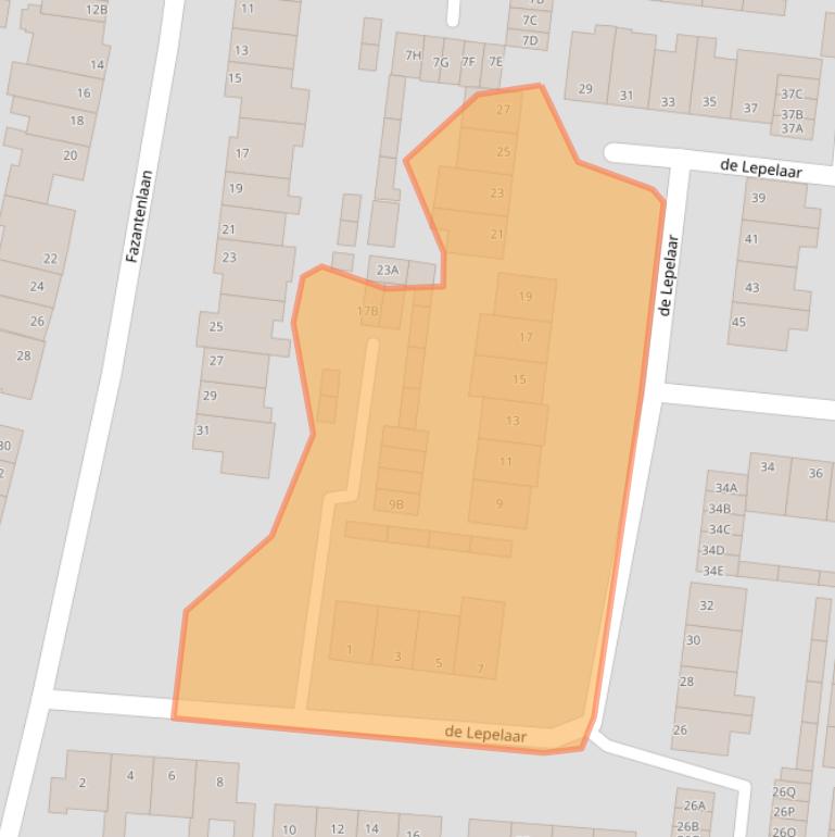 Kaart van postcodegebied 1834VP.