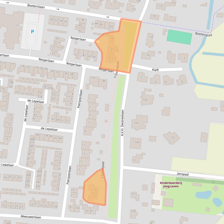 Kaart van postcodegebied 1834VW.