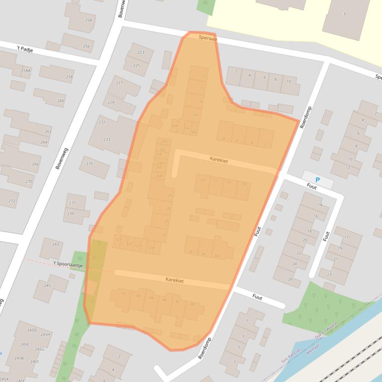 Kaart van postcodegebied 1834XM.
