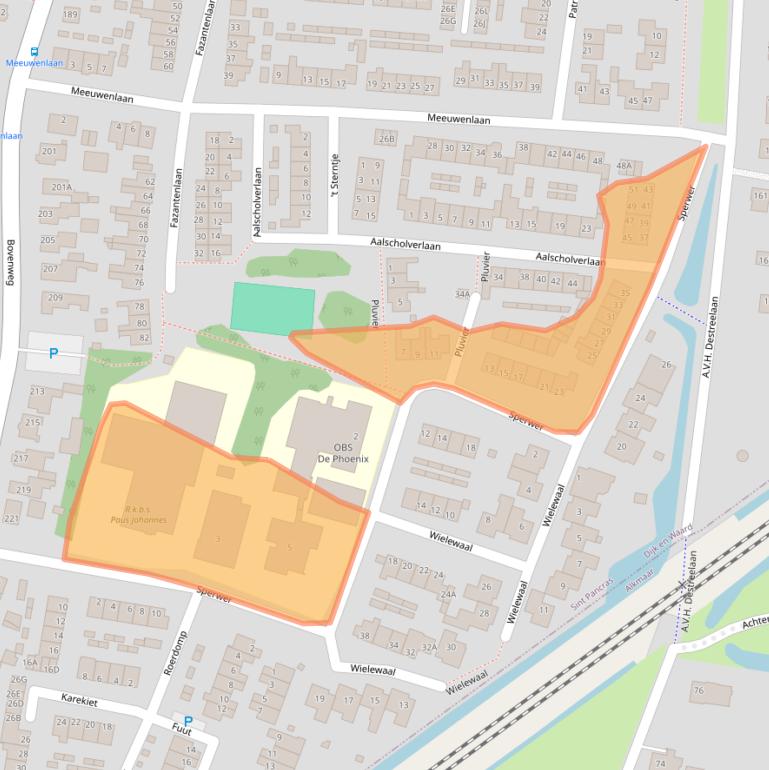Kaart van postcodegebied 1834XN.