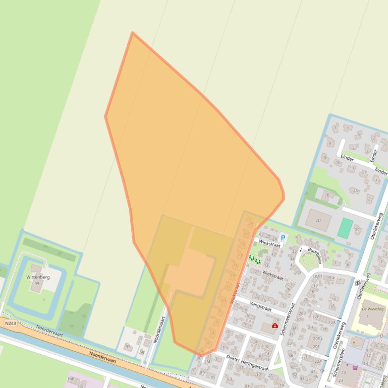 Kaart van postcodegebied 1841GK.