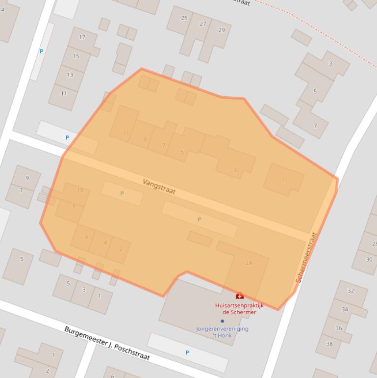 Kaart van postcodegebied 1841GN.