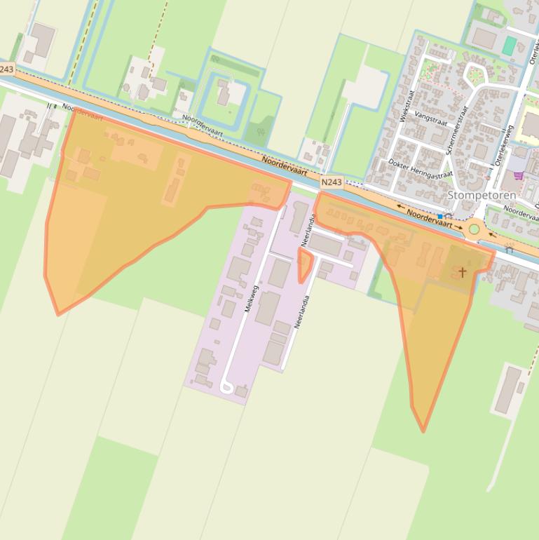 Kaart van postcodegebied 1841JC.