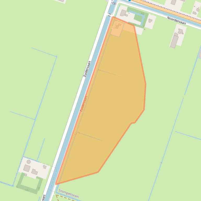 Kaart van postcodegebied 1841JE.