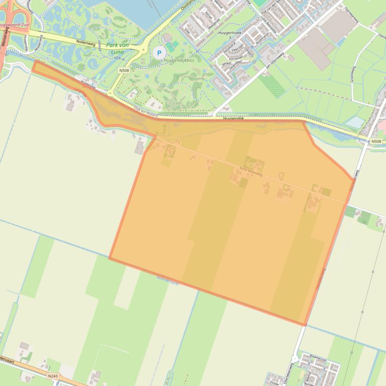 Kaart van postcodegebied 1842EE.