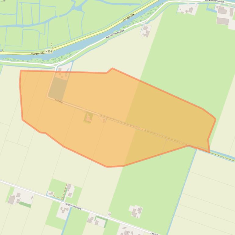 Kaart van postcodegebied 1842EK.