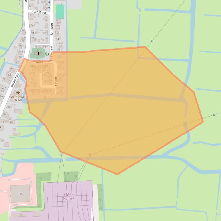 Kaart van postcodegebied 1842GX.