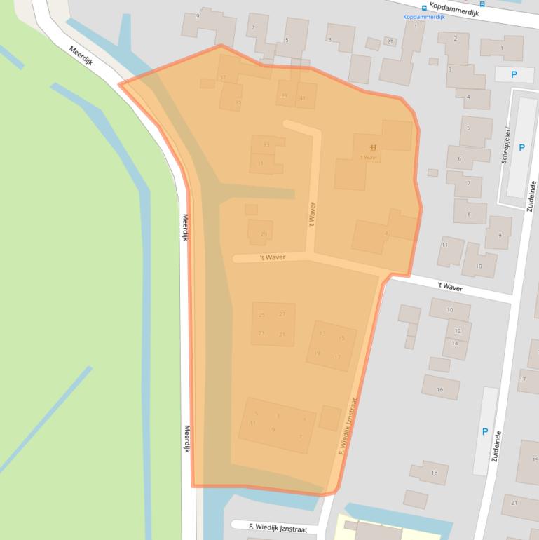 Kaart van postcodegebied 1843JR.