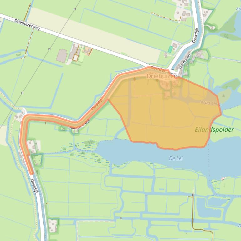 Kaart van postcodegebied 1844KL.