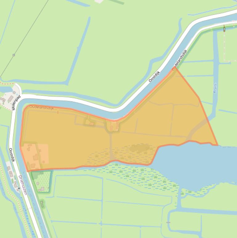 Kaart van postcodegebied 1844KN.
