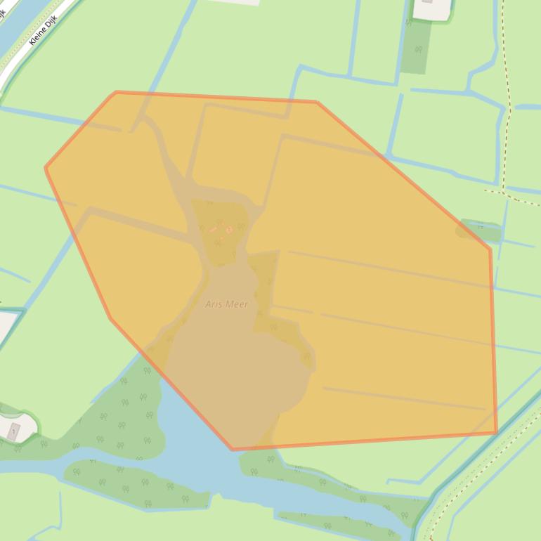 Kaart van postcodegebied 1844KP.