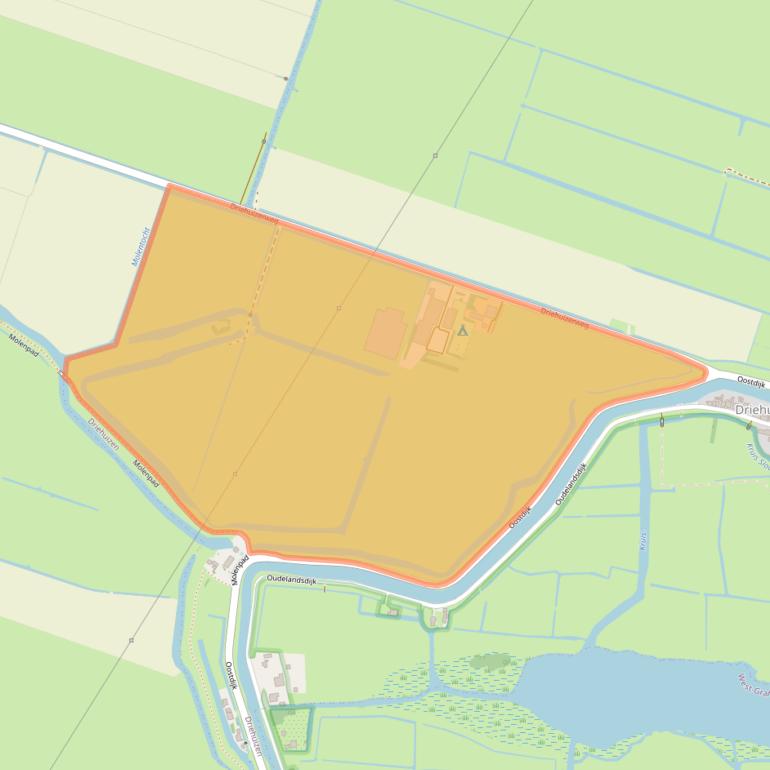 Kaart van postcodegebied 1844LM.