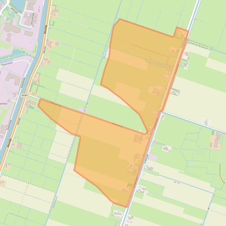 Kaart van postcodegebied 1847LK.