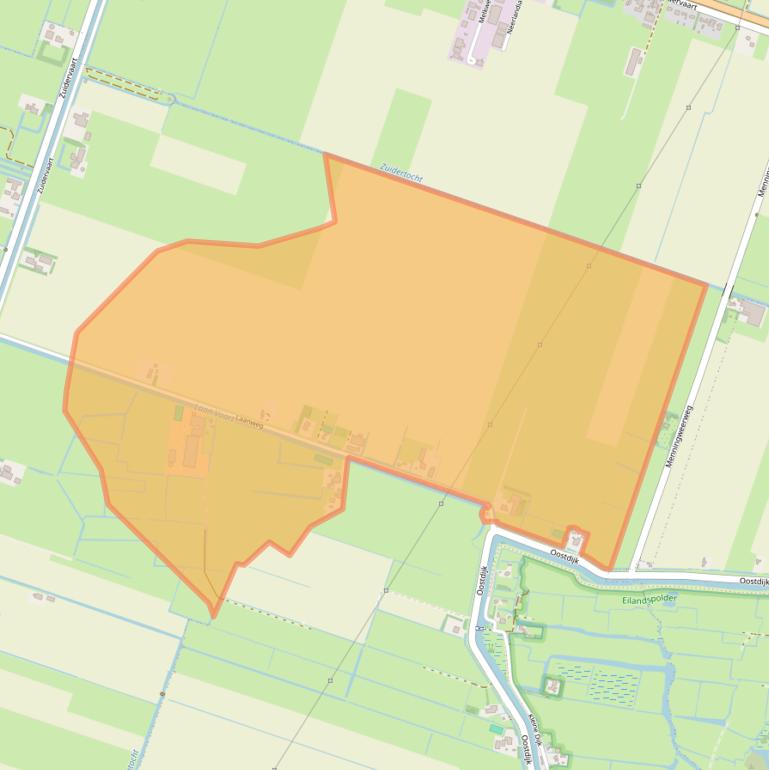 Kaart van postcodegebied 1847LM.