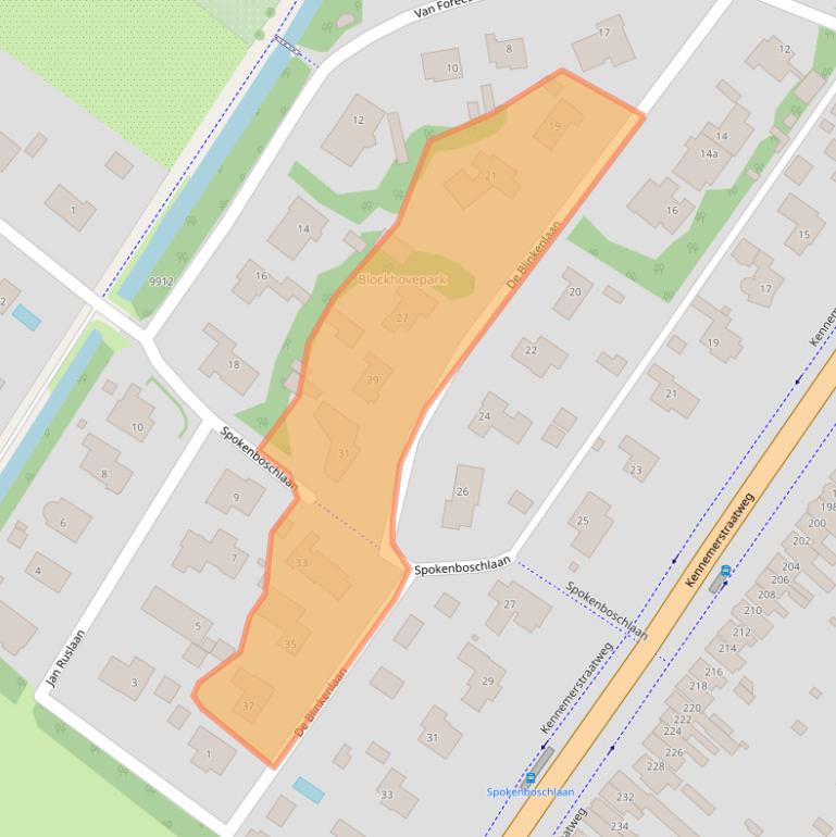 Kaart van postcodegebied 1851AP.