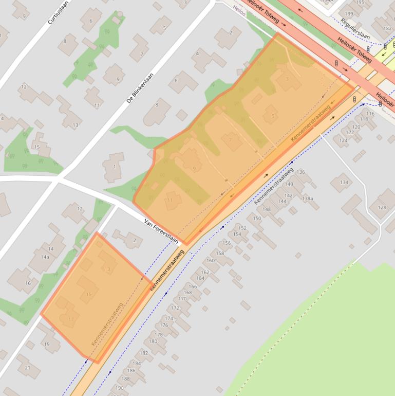 Kaart van postcodegebied 1851AS.