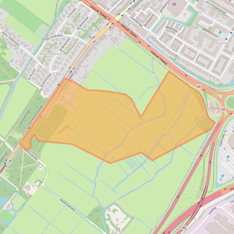 Kaart van postcodegebied 1851AX.
