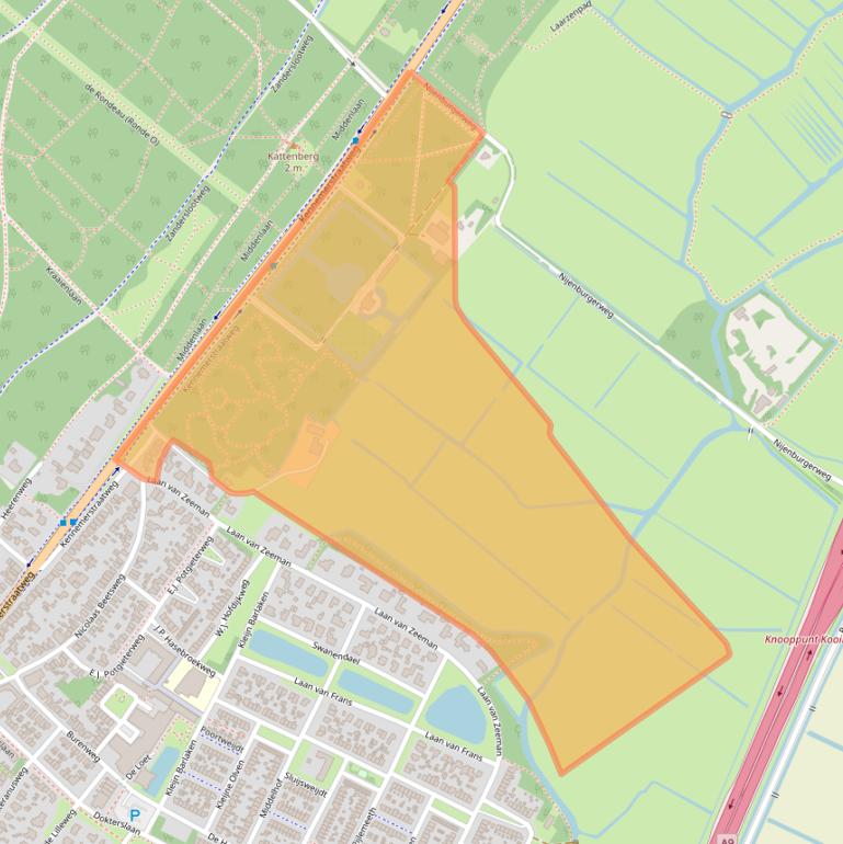 Kaart van postcodegebied 1851BG.