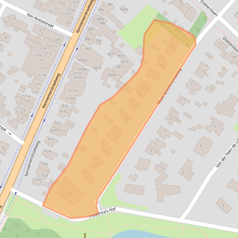 Kaart van postcodegebied 1851BP.