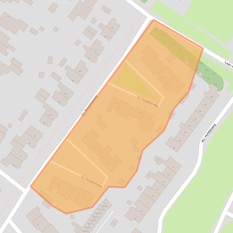 Kaart van postcodegebied 1851CG.