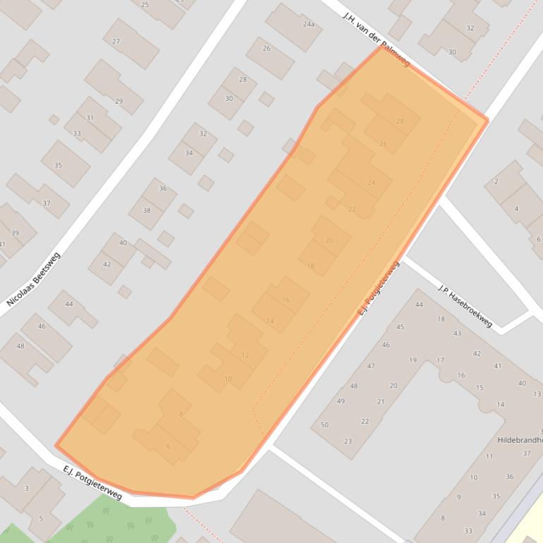 Kaart van postcodegebied 1851CH.