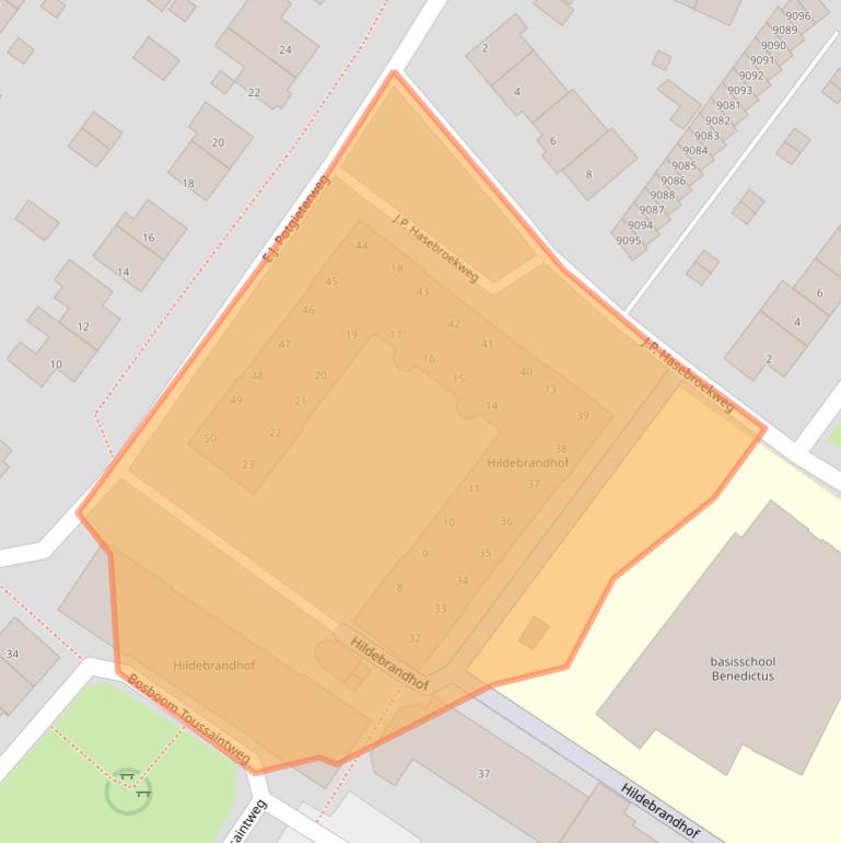 Kaart van postcodegebied 1851CX.